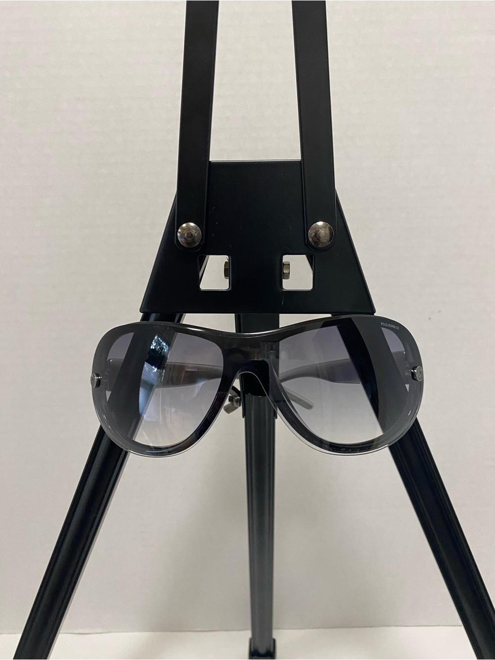 Polo Ralph Lauren Black Gradient Aviator Sunglasses